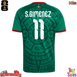 Mexico Santiago Gimenez #11 Replica Home Stadium Shirt World Cup 2026 Short Sleeve